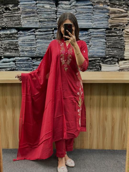 Jaipuri 3pcs wholesale readymade kurti suits market in mumbai